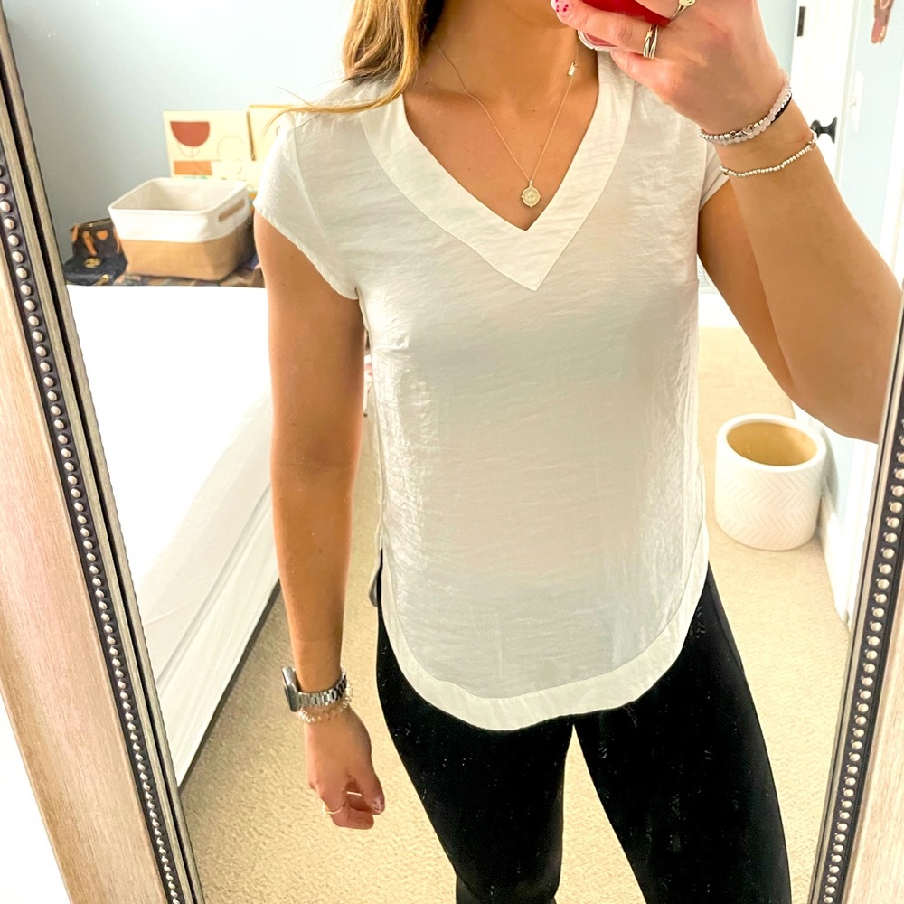 H&M Silky Cream Blouse